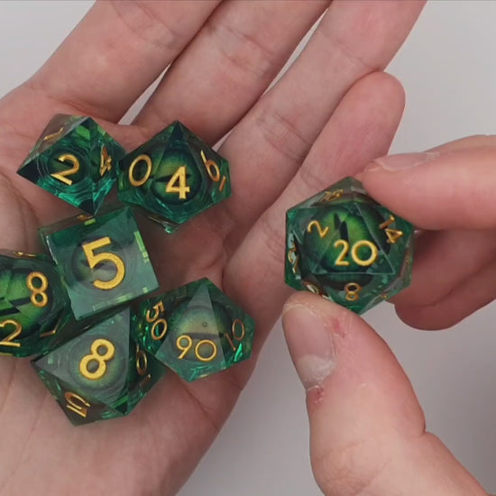 Green dragon eye dice