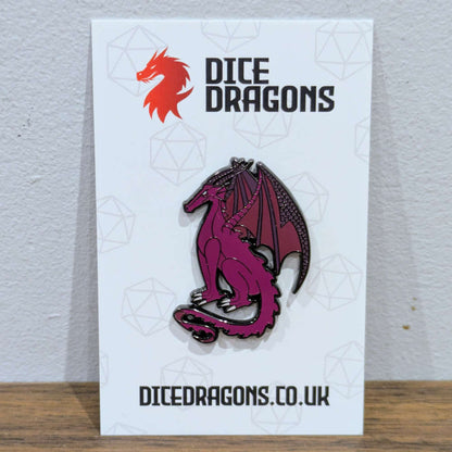 Purple Chromatic Dragon Pin