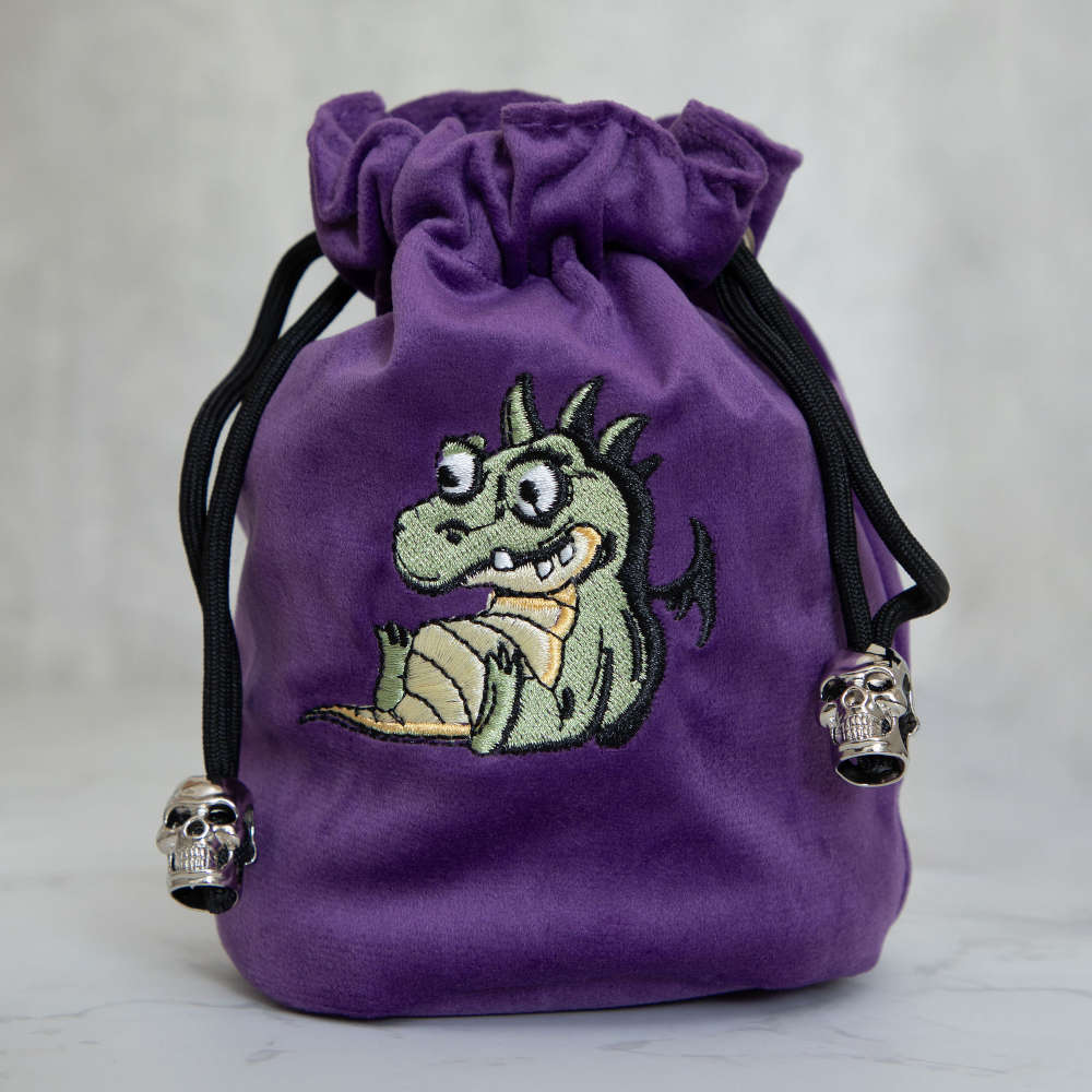 Purple Dragon Dice Bag
