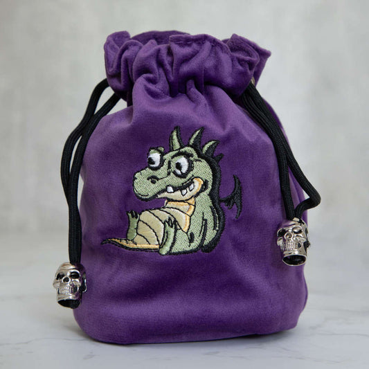 Purple Dragon Dice Bag