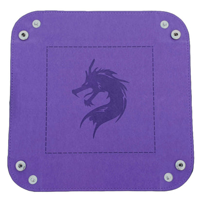 Dragon Dice Tray Folding Square purple