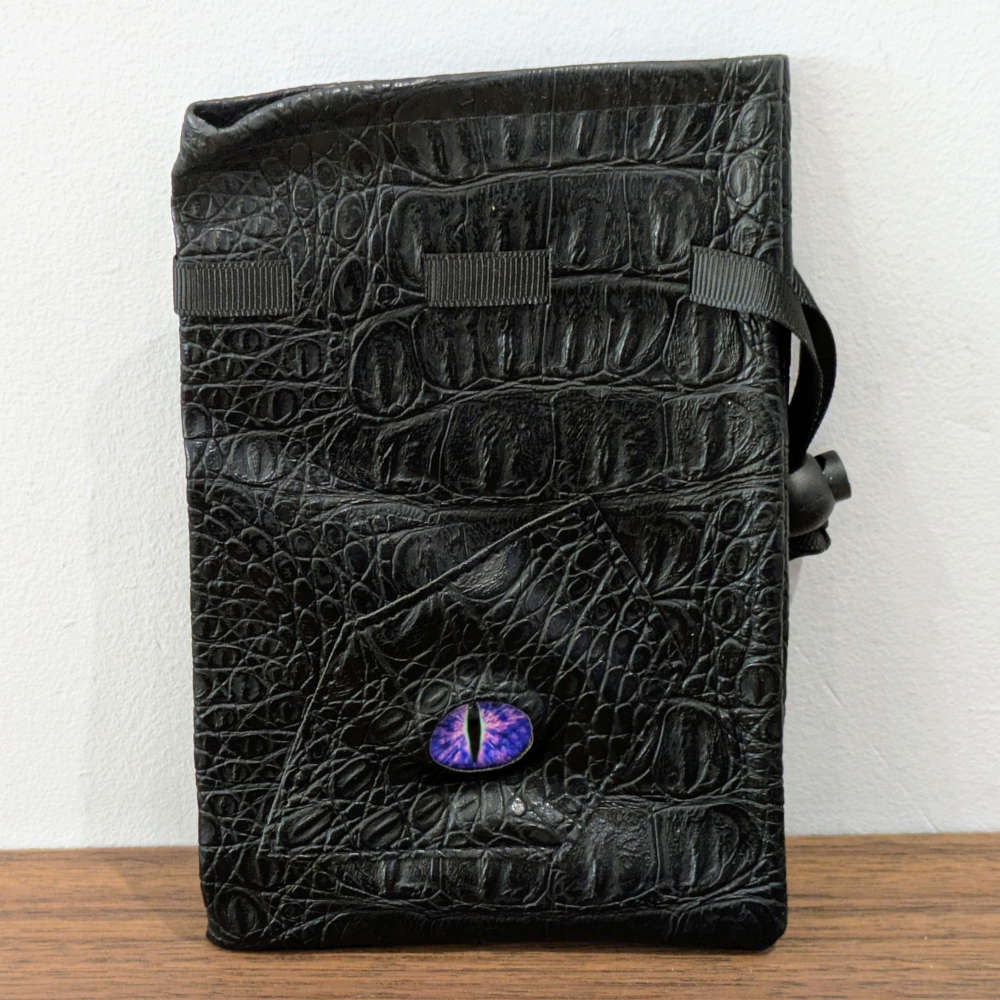 Purple Dragon Eye Dice Bag