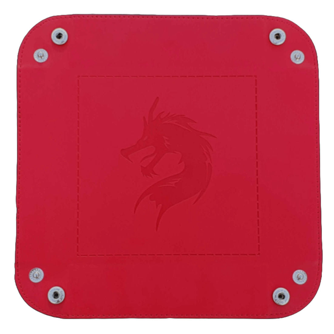 Dragon Dice Tray Folding Square red