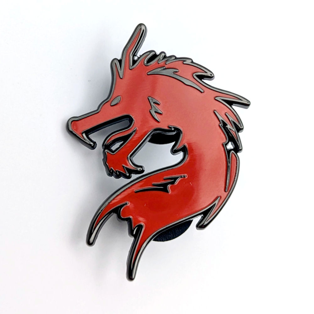 Red Dragon Pin - Dice Dragons