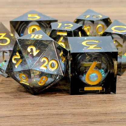 Regal Glimmer Liquid Core Dice