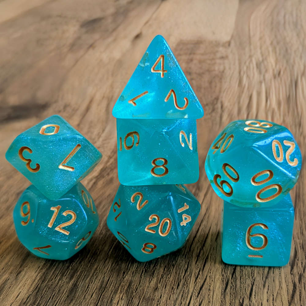 Shimmering Sea Dice Set