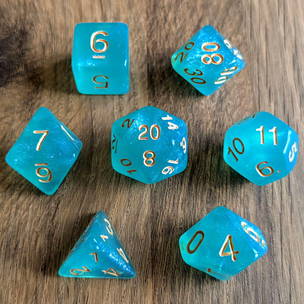 Shimmering Sea Dice Set