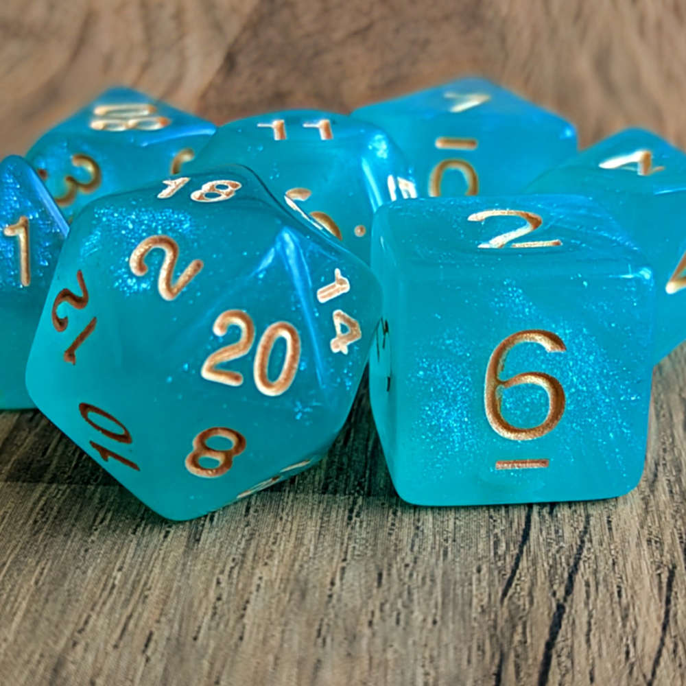 Shimmering Sea Dice Set