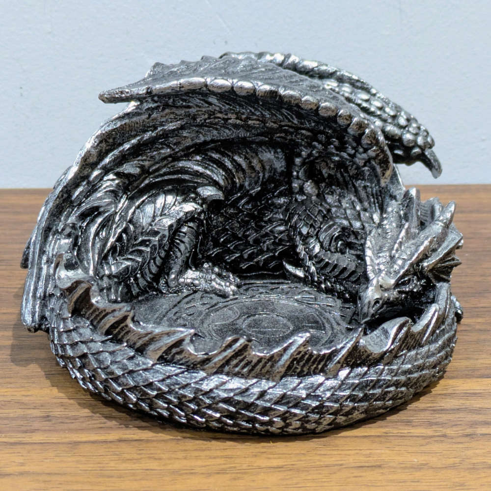Silver Dragon Dice Holder