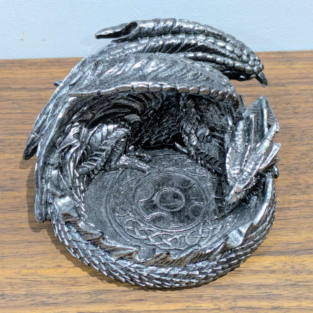 Silver Dragon Dice Holder