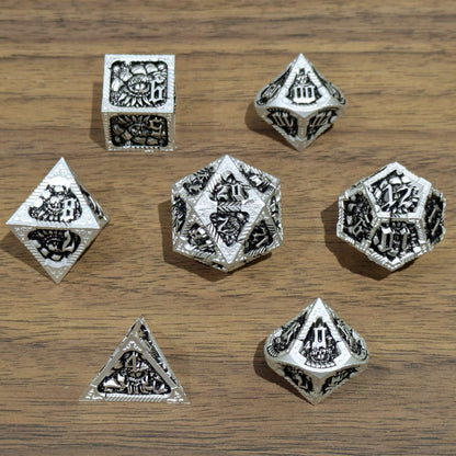 Black Slumbering Dragon Dice