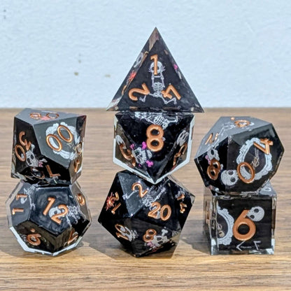 Skeleton Masquerade Sharp Edge Dice