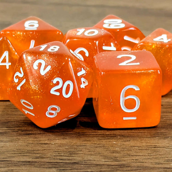 Solar Flare Dice Set - Dice Dragons