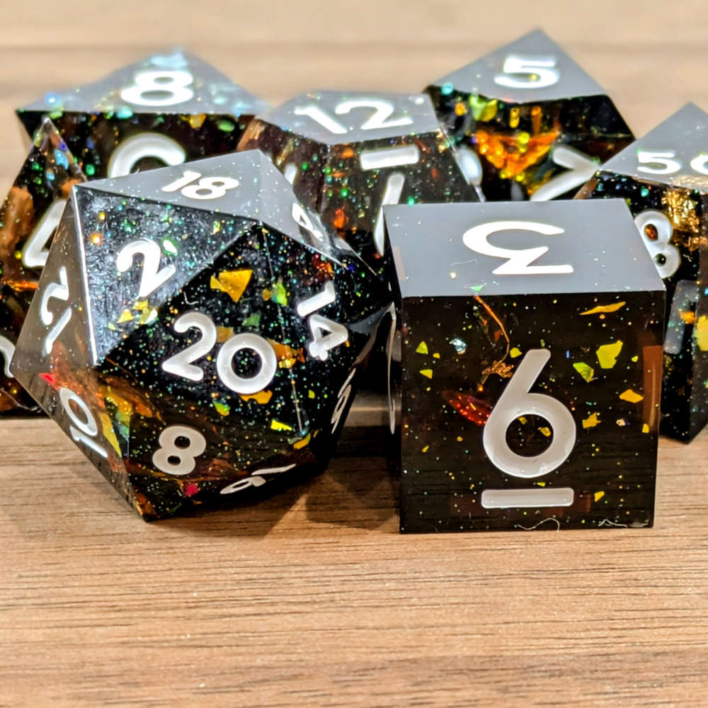 Sparkling Abyss Sharp Edge Dice
