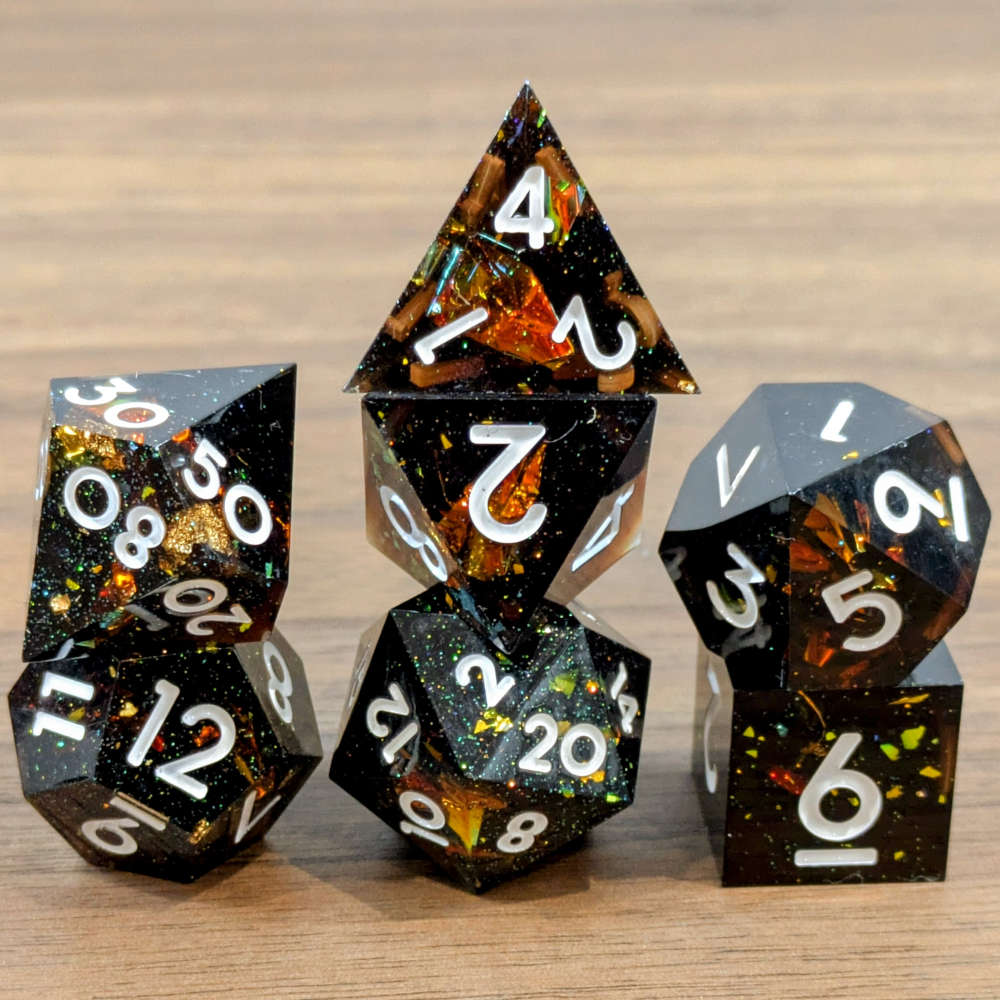 Sparkling Abyss Sharp Edge Dice