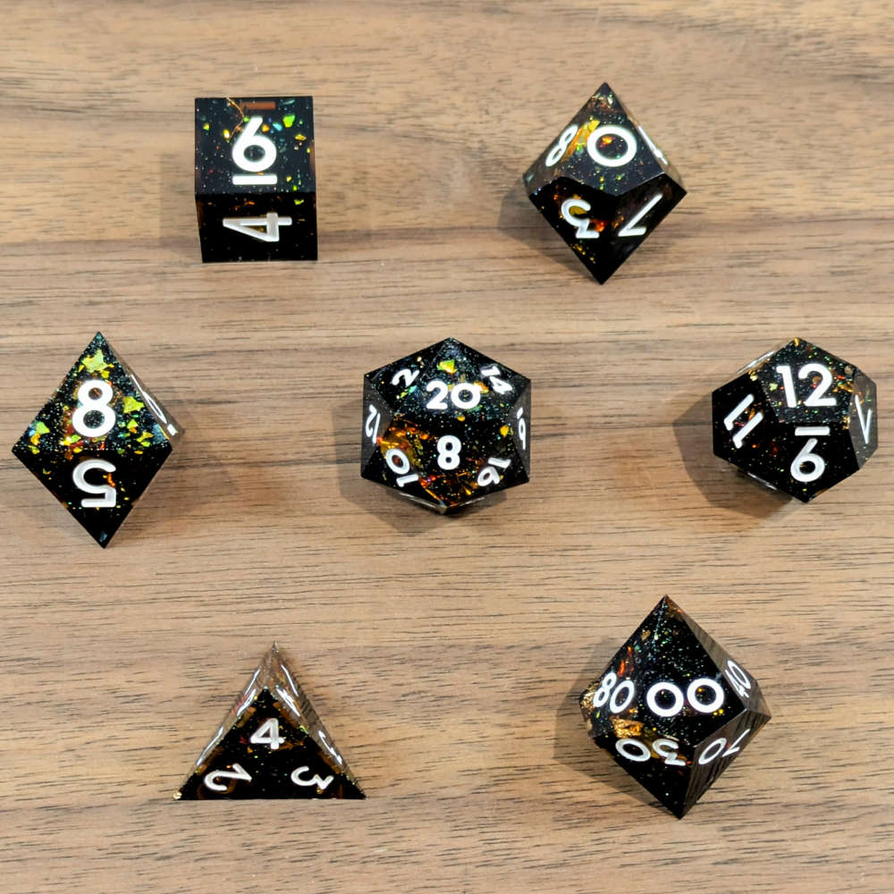 Sparkling Abyss Sharp Edge Dice