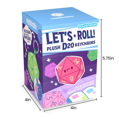 Squishable Let's Roll D20 Plush Keychain Blind Box