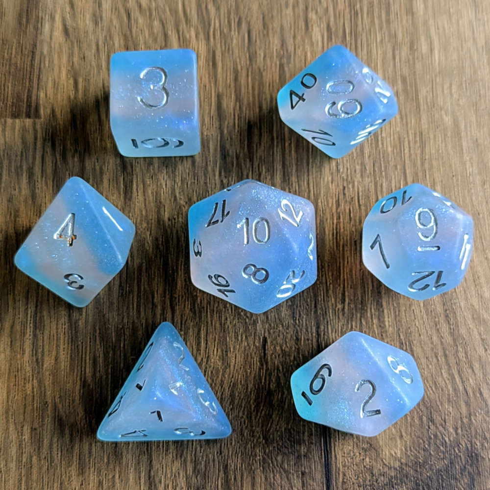 Transgender Flag Dice Set