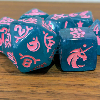 Unicorn Dreams Dice Set