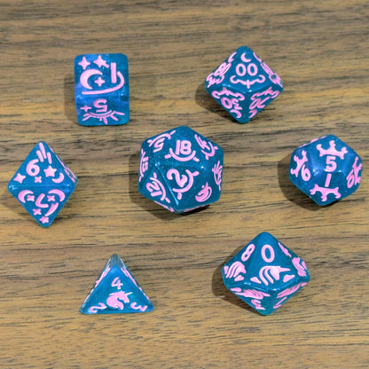 Unicorn Dreams Dice Set