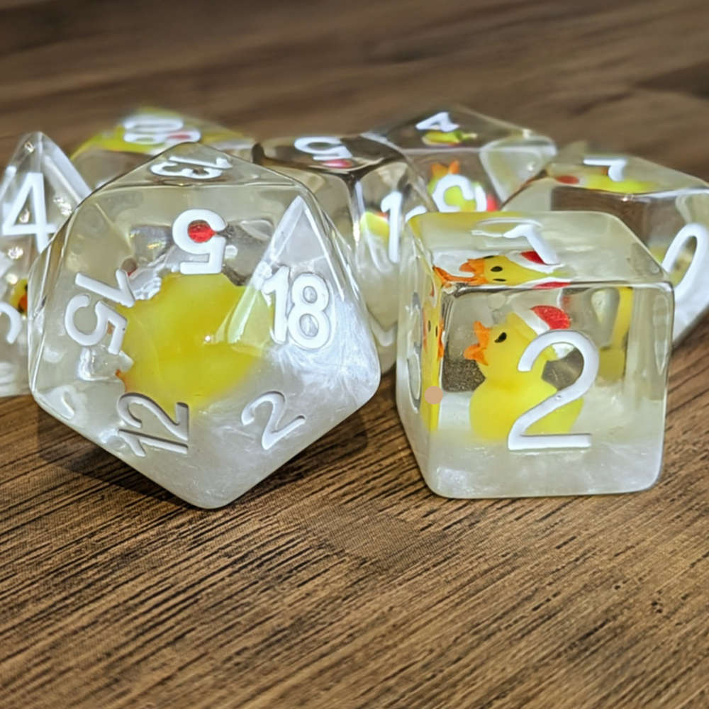 Yellow Rubber Duck Dice